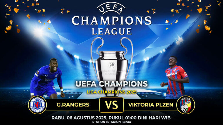 Prediksi G.Rangers vs Viktoria Plzen 06 agustus 2025