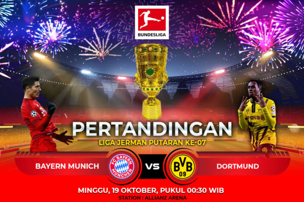 Prediksi Bayern Munchen vs Dortmund 19 Oktober 2025