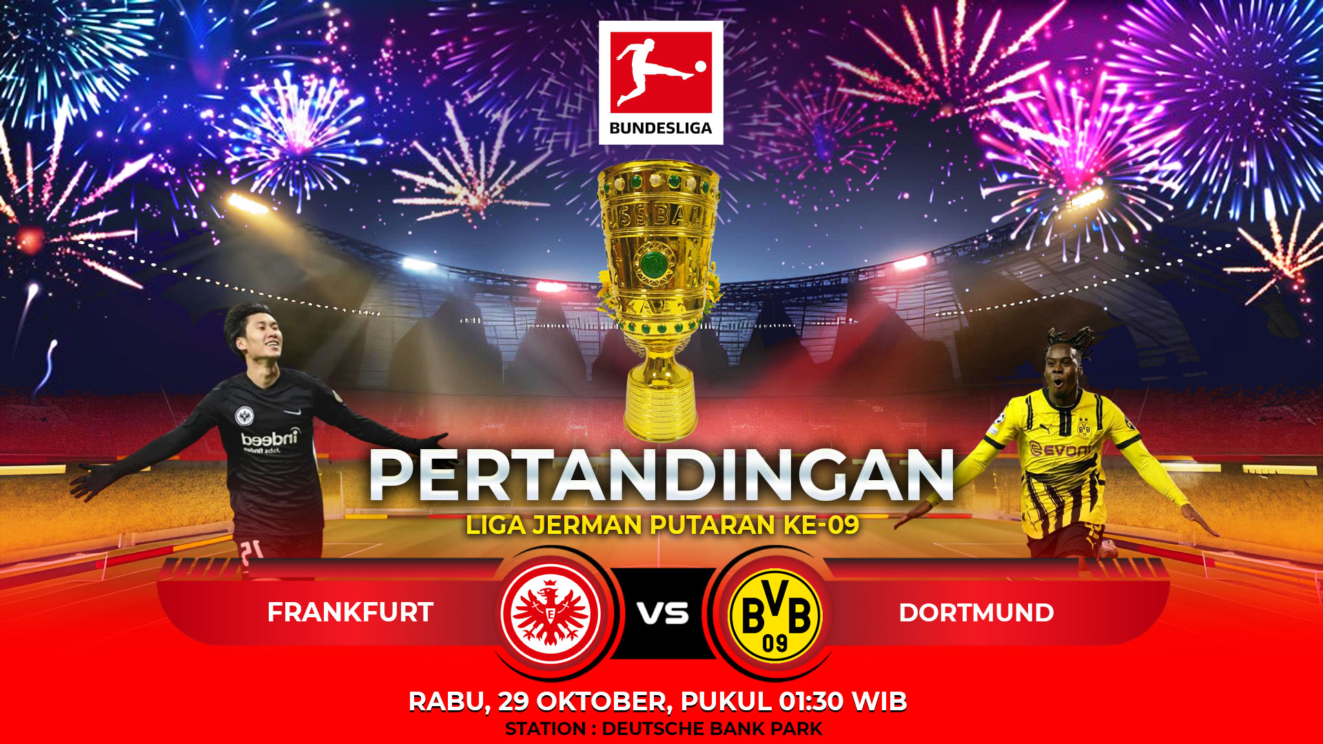 Prediksi Frankfurt vs Dortmund 29 Oktober 2025
