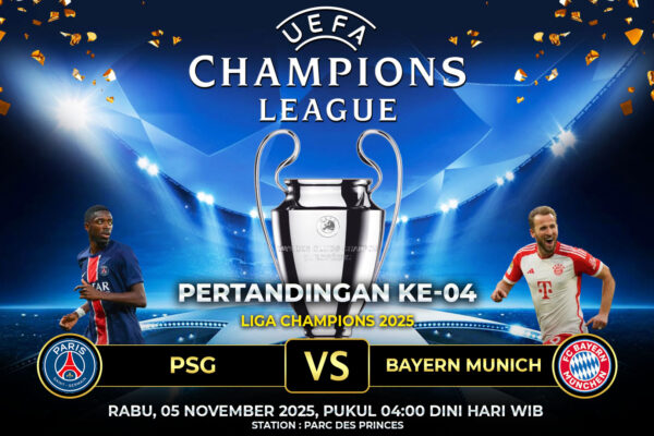 Prediksi PSG vs Bayern Munich 05 November 2025