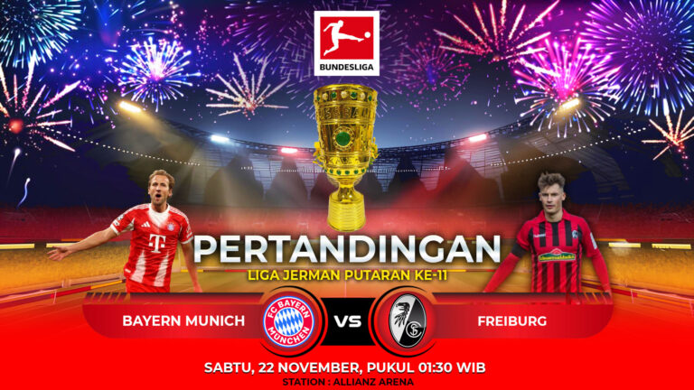 Prediksi Bayern Munich vs Freiburg 22 November 2025