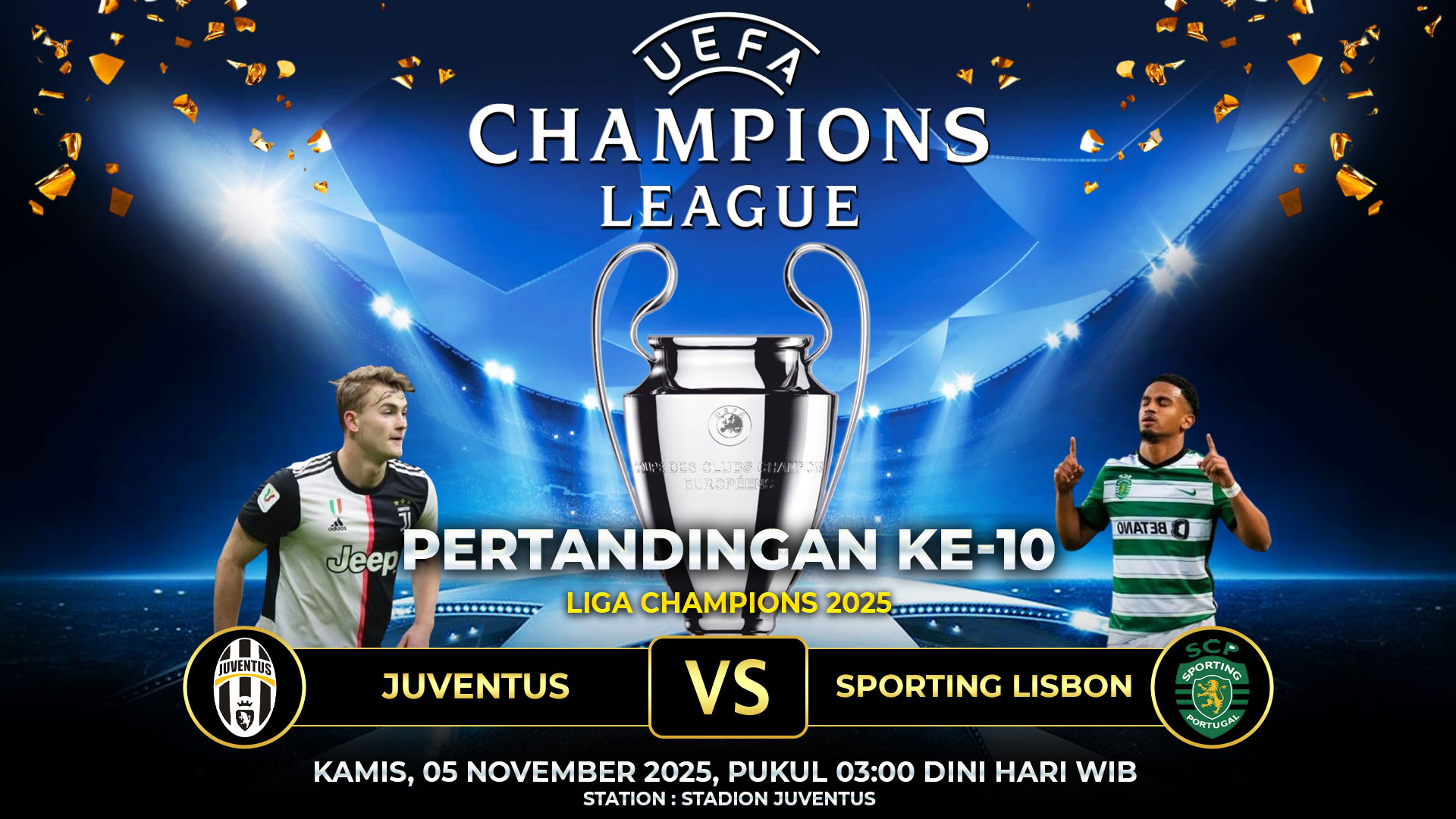 Prediksi Juventus vs Sporting Lisbon 05 November 2025