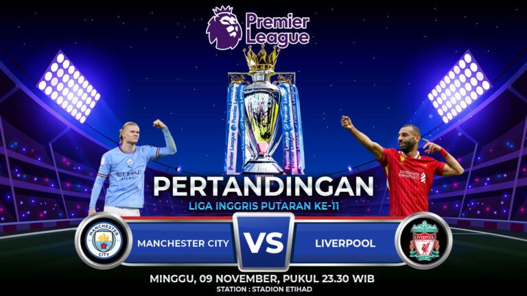 Prediksi Manchester City vs Liverpool 09 November 2025