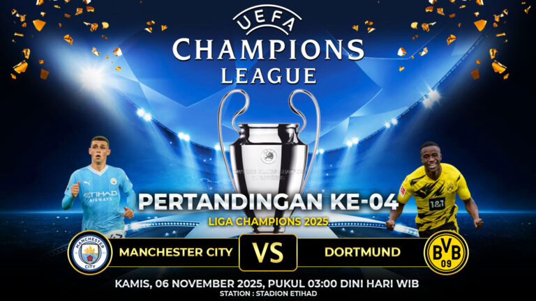 Prediksi Manchester City vs Dortmund 06 November 2025